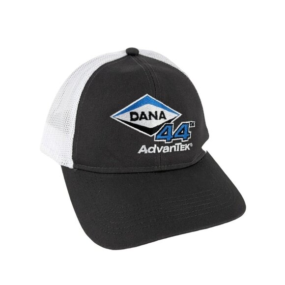 Cap America Dana 44 AdvanTek Baseball Cap Gray White Trucker Snapback Hat - Picture 1 of 9